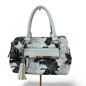 Vintage Kelly & Katie‎ Monochrome Floral Satchel